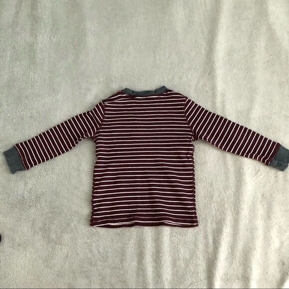Carter’s Striped Long sleeve Crewneck thermal Tee - Picture 2 of 5